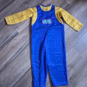 Junior Builder Costume - Blue and Yellow